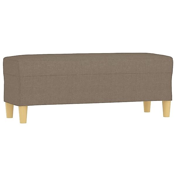 vidaXL Sitzbank Taupe 100x35x41 cm Stoff 349382 günstig online kaufen