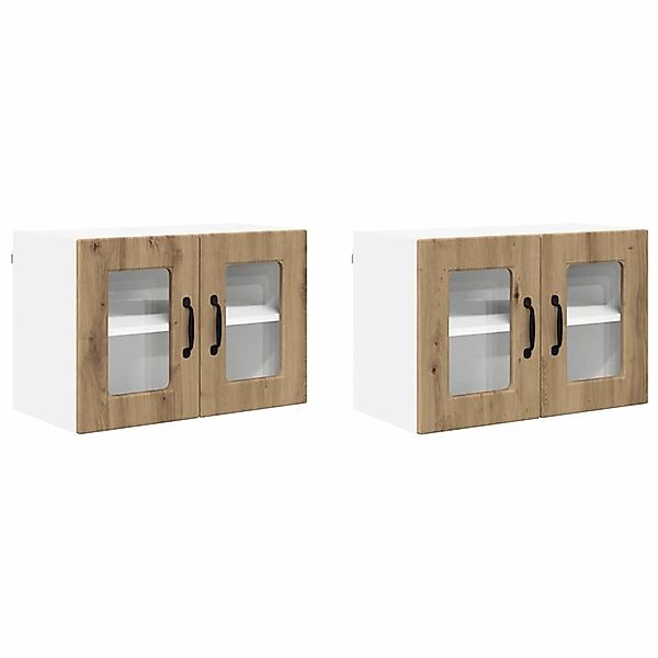 vidaXL Küchenwandschrank mit Regal 2 Stk Artisan-Eiche 60 x 31 x 40 cm 8853 günstig online kaufen