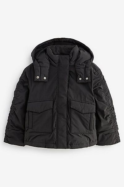 Next Steppjacke Wasserabweisender Mantel mit Raffärmeln (1-St) günstig online kaufen