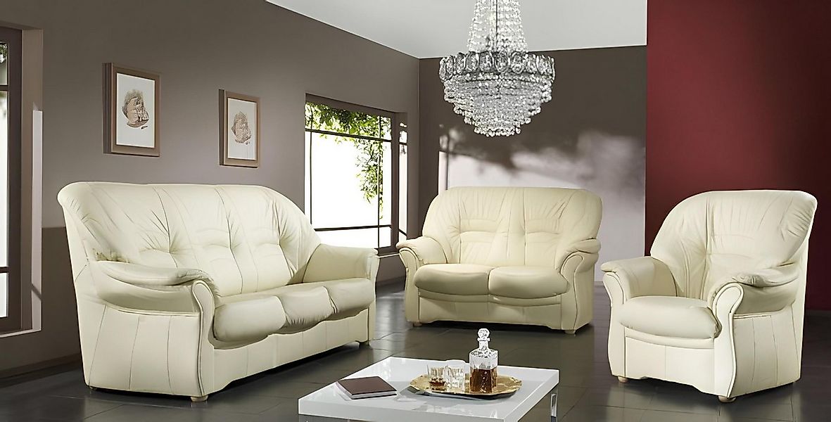 Xlmoebel Sofa Neue 3+1-Sitzgruppe aus 100% Echtleder für das Wohnzimmer im, günstig online kaufen