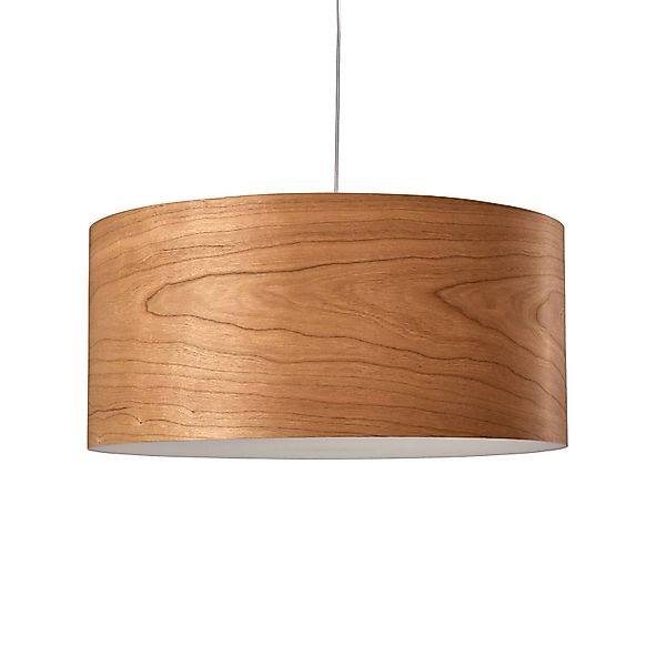 LZF LED-Hängelampe Gea, kirschholzfarben, Ø 42 cm, Holz günstig online kaufen