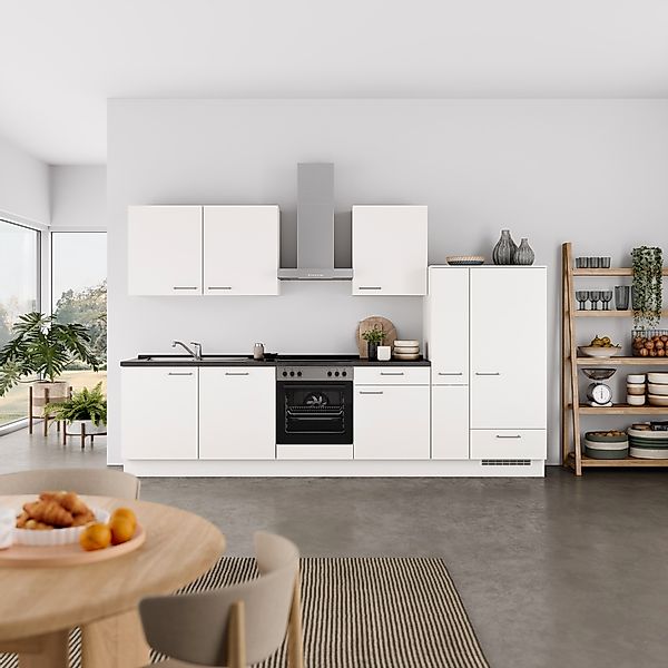 nobilia® Küchenzeile »"Laser I", Ausrichtung wählbar, Breite 330 cm« vormon günstig online kaufen