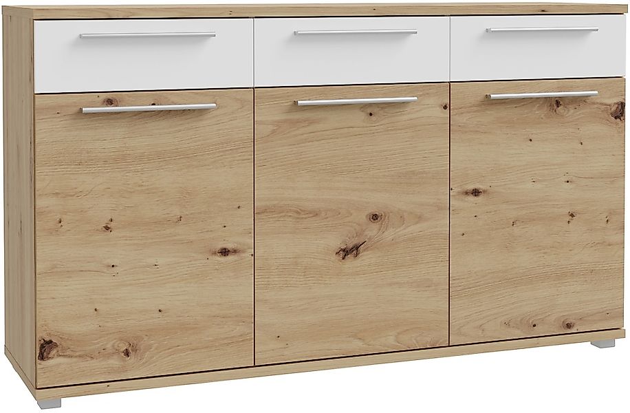 FORTE Sideboard "Allister", viel Stauraum, trendiges Dekor günstig online kaufen
