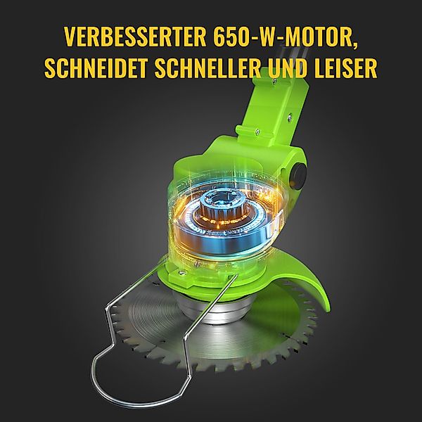 CONENTOOL Akku-Rasentrimmer 21V Elektro-Rasentrimmer, 15 cm günstig online kaufen