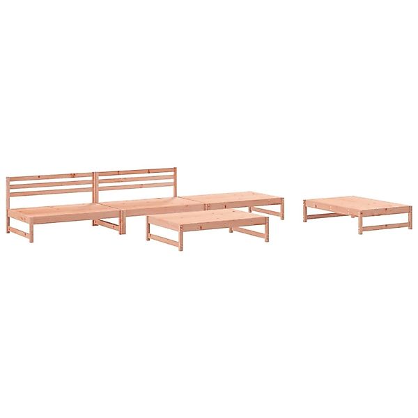 vidaXL 5-Tlg Garten-Lounge-Set Massivholz Douglasie 3186604 günstig online kaufen