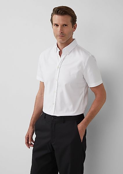 s.Oliver BLACK LABEL Kurzarmhemd Tailored Fit: günstig online kaufen