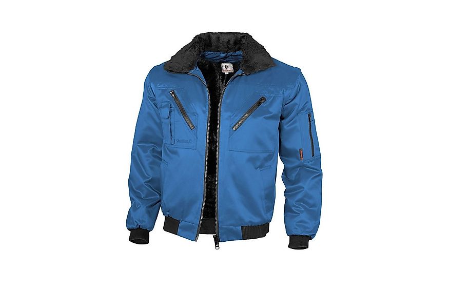 Qualitex Workwear Pilotenjacke Pilotenjacke einfarbig royalblau, Gr. S günstig online kaufen