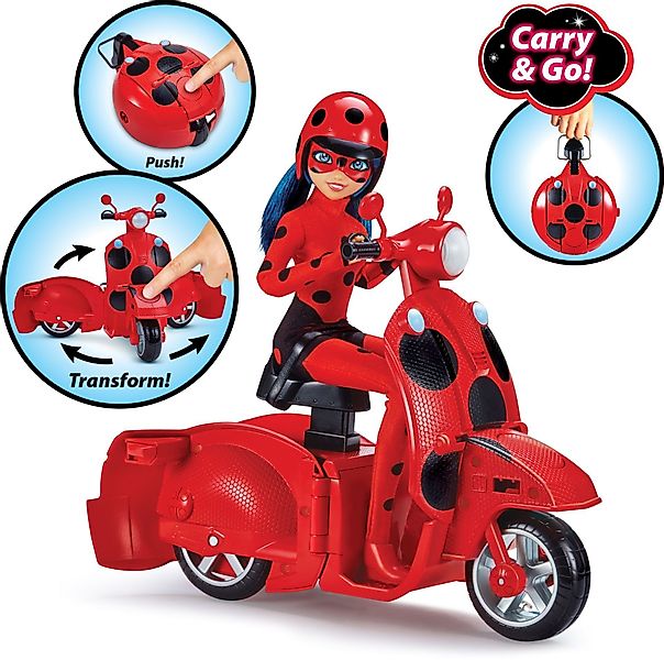 Miraculous Anziehpuppe MIRACULOUS Ladybug Scooter mit günstig online kaufen