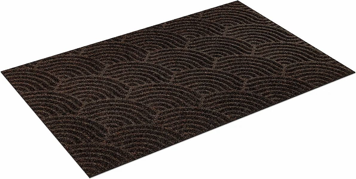 wash+dry by Kleen-Tex Teppich "Waves" rechteckig 8 mm Höhe In- und Outdoor günstig online kaufen