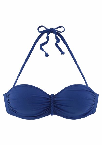 Buffalo Bügel-Bandeau-Bikini-Top "Happy" mit geflochtenem Detail günstig online kaufen
