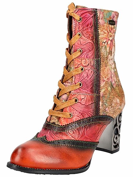 LAURA VITA High-Heel-Stiefelette "LAURA VITA Stiefelette Leder/Textil" günstig online kaufen