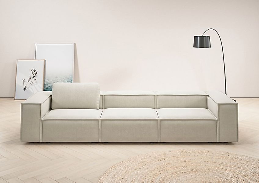 Home affaire 3,5-Sitzer »Watertown, modernes Big-Sofa XXL, 336 cm Breite, a günstig online kaufen