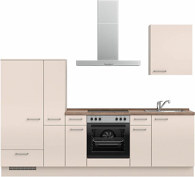 nobilia Küchenzeile ""Laser I", Ausrichtung wählbar, Breite 270 cm" vormont günstig online kaufen