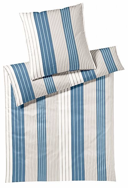 Elegante Bettwäsche "Range" 2 Stk. angenehmes Hautgefühl günstig online kaufen