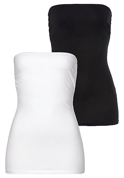 Laura Scott Bandeautop (2-er Pack) trägerlos günstig online kaufen