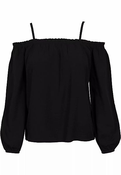 URBAN CLASSICS Langarmshirt "Urban Classics Damen Ladies Cold Shoulder Long günstig online kaufen