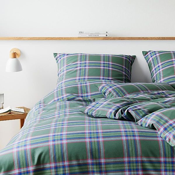 Elegante Bettwäsche Westminster, Flanell, 2 teilig günstig online kaufen