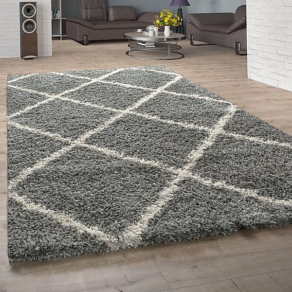 Paco Home Hochflor-Teppich Kalmar 441, rechteckig, günstig online kaufen