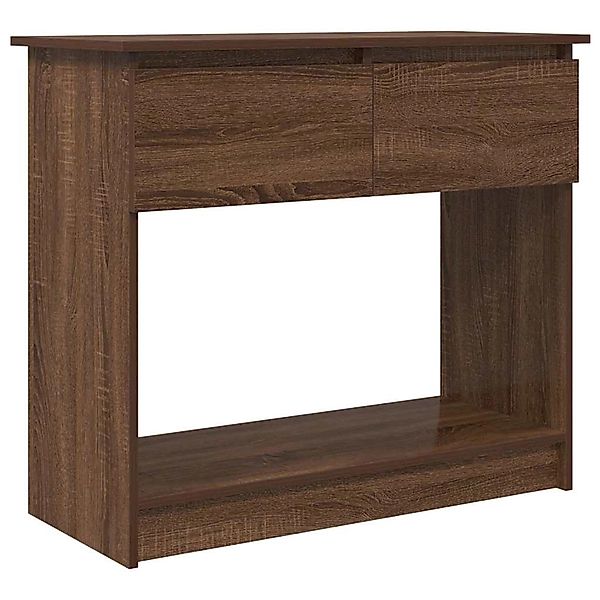 vidaXL Konsolentisch mit Schubladen Braun Eiche-Optik 85,5x38,5x74,5cm 8613 günstig online kaufen
