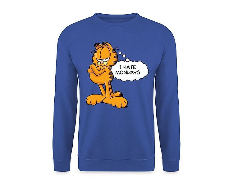 Spreadshirt Sweatshirt Garfield Ich Hasse Montage Mondays Montag Unisex Pul günstig online kaufen