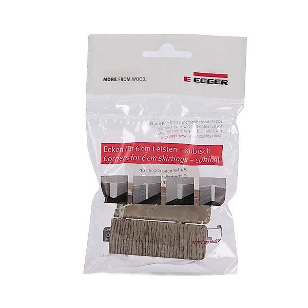 Egger Außenecke Kubisch 6 cm Eiche Hellgrau 2 Stück günstig online kaufen