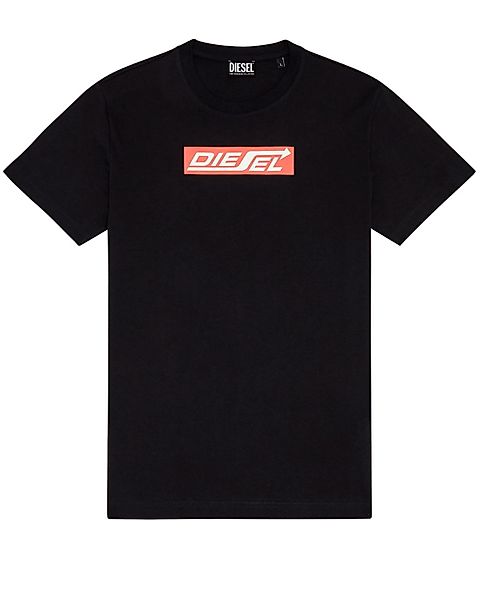 Diesel Rundhalsshirt Slim Fit Logo Shirt günstig online kaufen