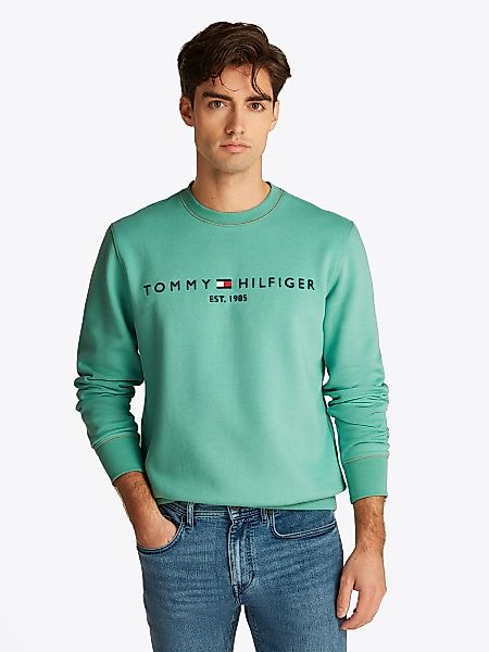 Tommy Hilfiger Sweatshirt TOMMY LOGO SWEATSHIRT mit klassischem Rundhalsaus günstig online kaufen