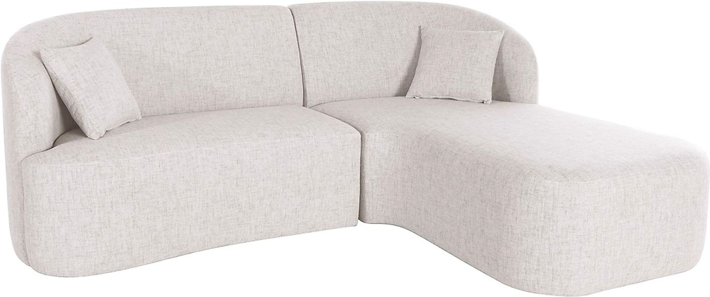 LeGer Home by Lena Gercke Ecksofa »Dilara L-Form«, gerundete Rückenlehne un günstig online kaufen