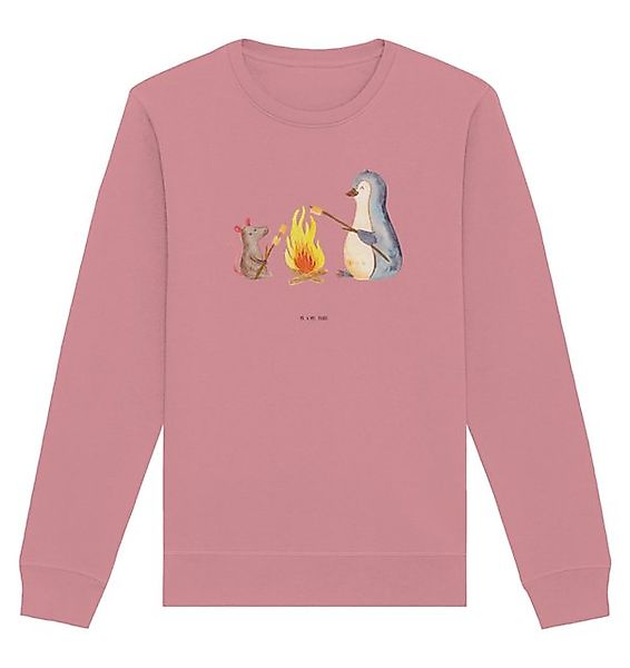 Mr. & Mrs. Panda Longpullover Größe XXL Pinguin Lagerfeuer - Canyon Pink - günstig online kaufen