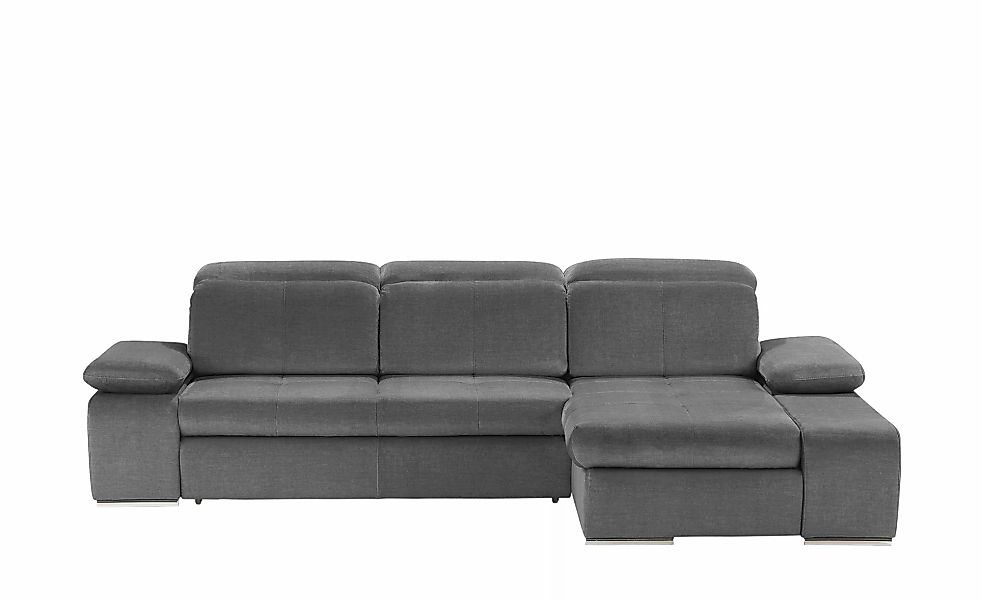 switch Ecksofa aus Mikrofaser Avilla ¦ grau ¦ Maße (cm): B: 285 H: 86 T: 18 günstig online kaufen