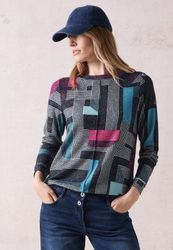 Cecil Langarmshirt mit U-Boot-Ausschnitt günstig online kaufen