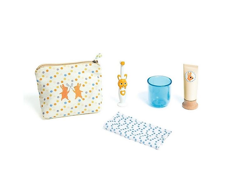 DJECO Puppen Accessoires-Set Puppen Zahnbürstenset für Puppen aus Holz umfa günstig online kaufen