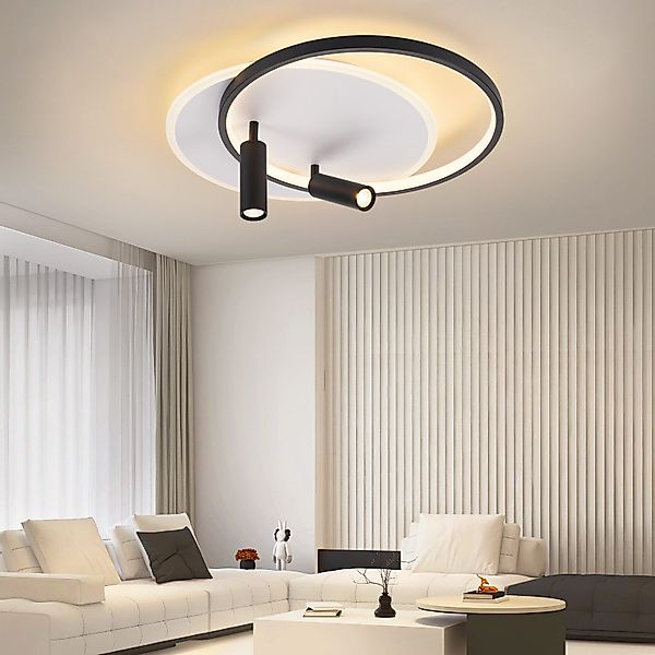 ZMH LED Deckenleuchte Wohnzimmer Dimmbar Deckenlampe günstig online kaufen