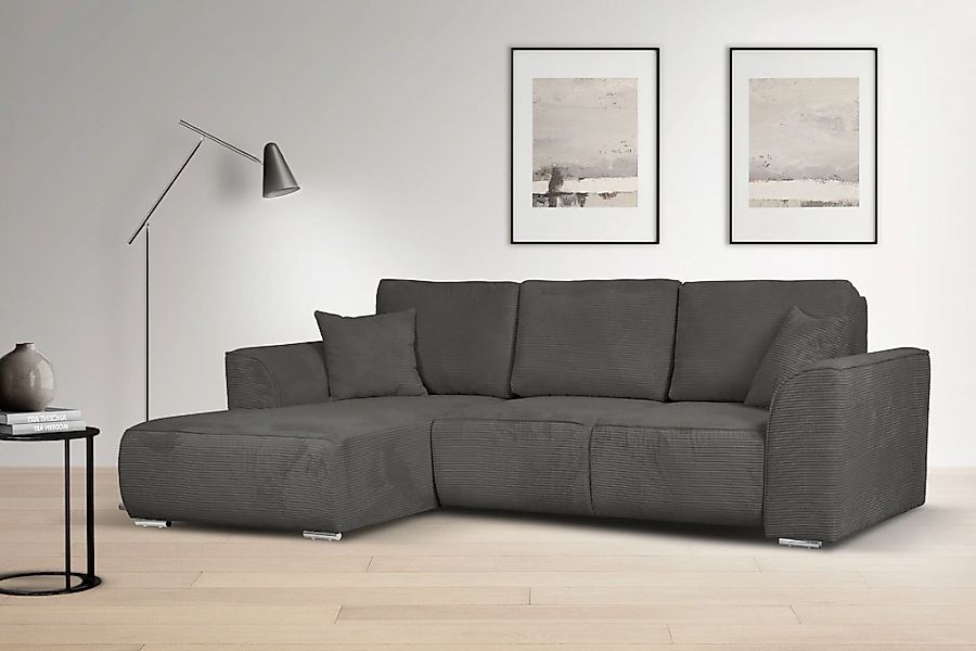 INOSIGN Ecksofa "BEATRICE optionale Schlafsofa mit Bettkasten, B/T/H: 265/1 günstig online kaufen