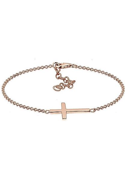 Elli Armband Kreuz Horizontal Schlicht 925 Silber günstig online kaufen