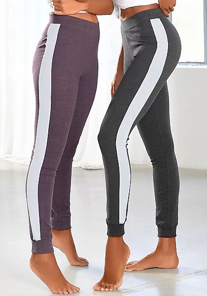 Arizona Leggings, (2er-Pack), mit breitem Streifen günstig online kaufen