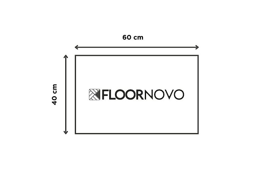 Floornovo Fußmatte Floornovo Schmutzfangmatte Honiggold waschbare Fussmatte günstig online kaufen
