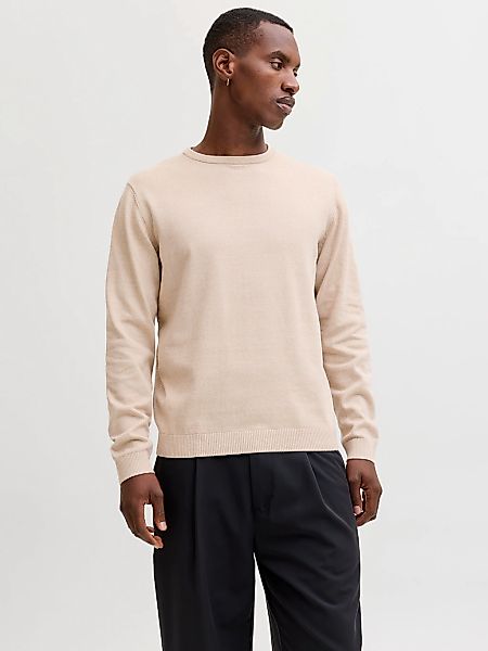 Jack & Jones Rundhalspullover "JJEBASIC KNIT CREW NECK NOOS" mit Rundhalsau günstig online kaufen