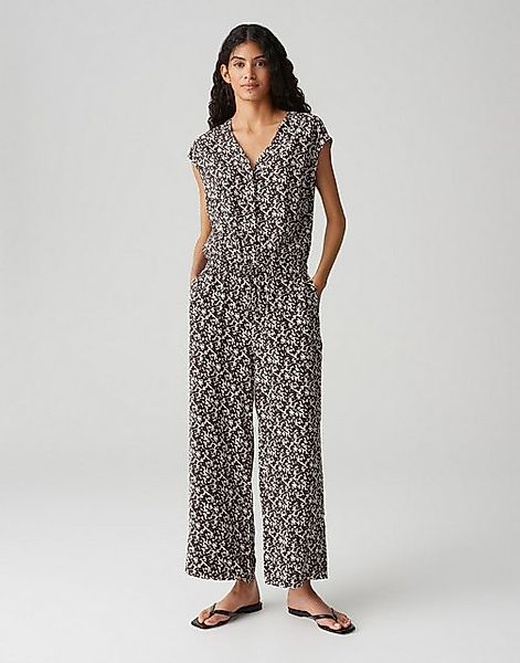 OPUS Jumpsuit MONELI SHADOW Wide mit abstrakten Printdesign Webware günstig online kaufen