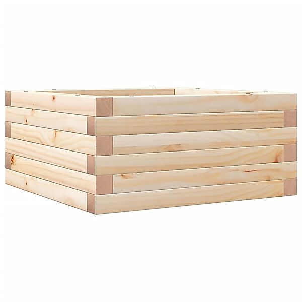 vidaXL Blumentopf Pflanzkübel 50x50x23 cm Massivholz günstig online kaufen