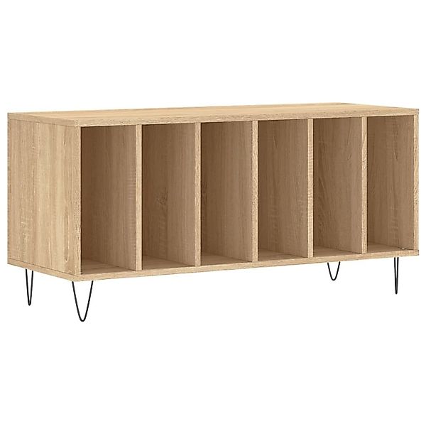 vidaXL Media-Regal Plattenschrank Sonoma-Eiche 100x38x48 cm günstig online kaufen