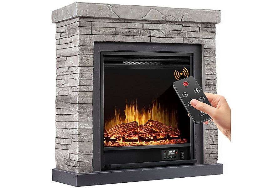 KESSER Elektrokamin, Elektrokamin Standkamin Kamin elektrisch mit LED 3D-Fl günstig online kaufen