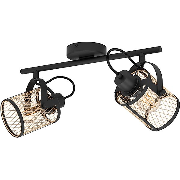 EGLO Deckenspot »DELLOW Spotlampe - Stahl - E27 - 2X40W - IP20« E27 1 Stk. günstig online kaufen