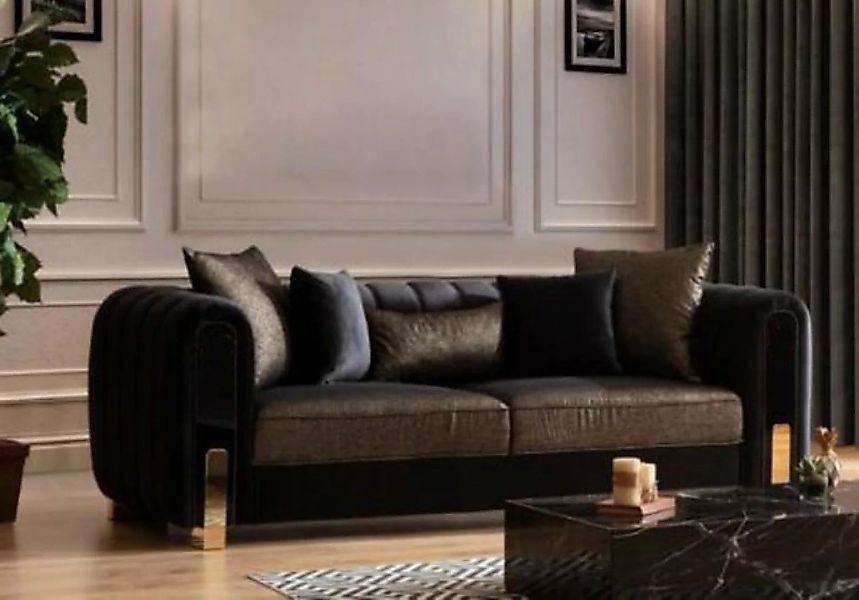 JVmoebel Sofa Medusa Dreisitzer Sofa 3 Sitzer Couches Sofas Luxus Polster C günstig online kaufen