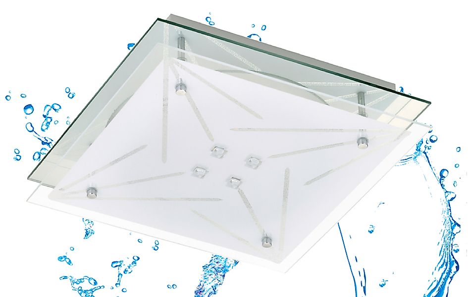 TRANGO LED Deckenleuchte, Dimmfunktion, 3104 Feuchtraum günstig online kaufen