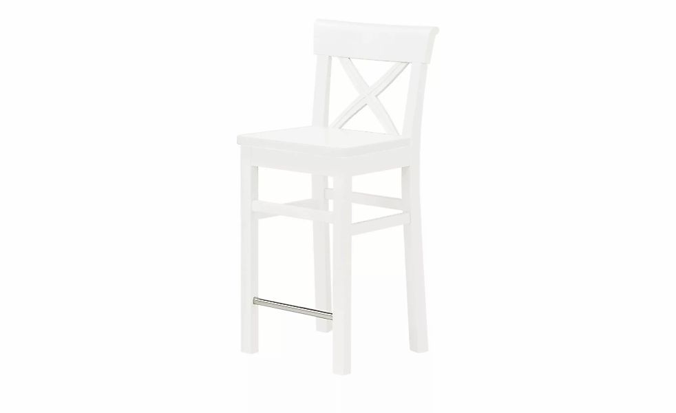 maison bleue Barstuhl  Florian ¦ weiß ¦ Maße (cm): B: 43,5 H: 96 T: 44.0 Po günstig online kaufen