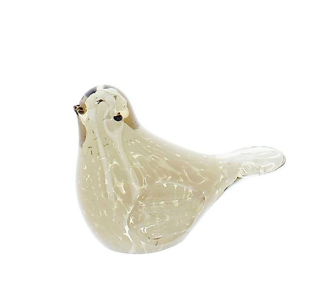 MICA Dekofigur Deko-Vogel aus Glas - gelb - ca. 13,5 x 7,5 x 9 cm günstig online kaufen