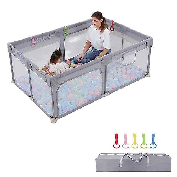 OUNUO Laufgitter Baby Laufgitter 150 x günstig online kaufen