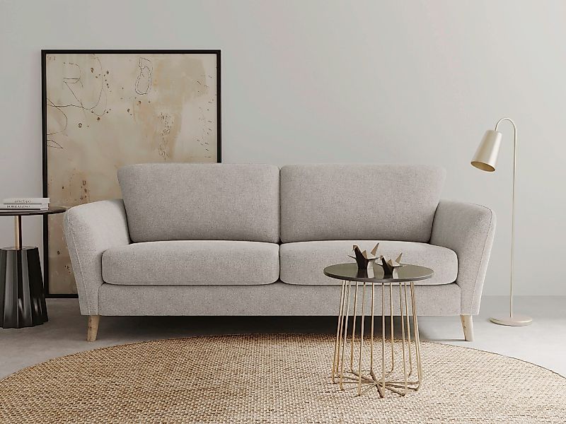 Home affaire 3-Sitzer "MARSEILLE Sofa 206 cm", mit Massivholzbeinen aus Eic günstig online kaufen