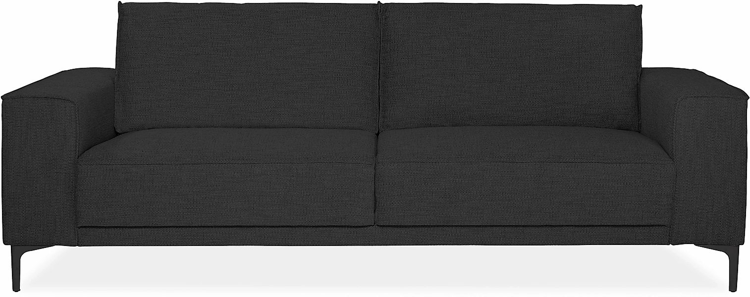 Places of Style 3-Sitzer "3er Sofa Oland, Struktur, Flachgewebe, Luxus-Micr günstig online kaufen